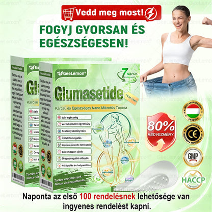 Magyar szakértők által ajánlott · 👩‍⚕️ Hivatalos márkabolt| 🎄✨ 𝐆𝐞𝑒𝐿𝑒𝐦𝐨𝐧® Glumasetide 8 az 1-ben Karcsú és Egészséges Nano Mikrotűs Tapasz 🇭🇺