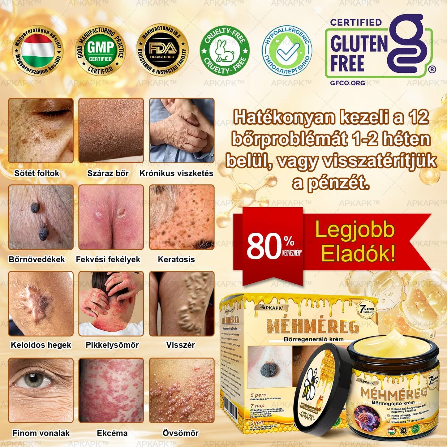 ✨ 𝖠𝖯𝖪𝖠𝖯𝖪® méhméreges bőrmegújító krém ✅ Fizetés átvételkor | ✅ Egyszeri rendelés | 🚫 Nincs havi előfizetés